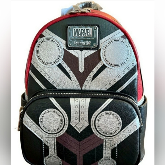 Disney Parks MARVEL Thor Love and Thunder Loungefly Mini Backpack NWT. - Picture 2 of 10